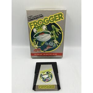 ORIGINAL 1982 Atari 2600 Frogger With Original Box